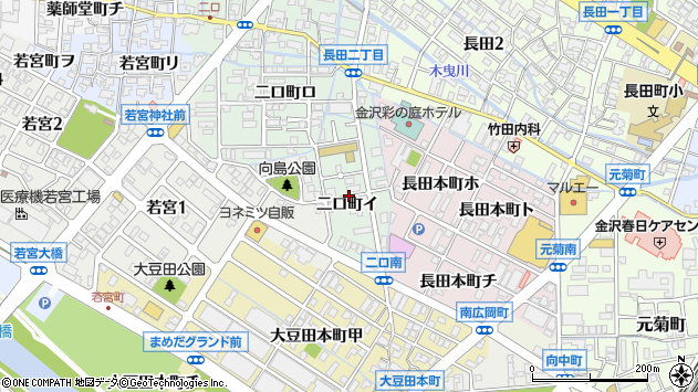 〒920-0051 石川県金沢市二口町の地図