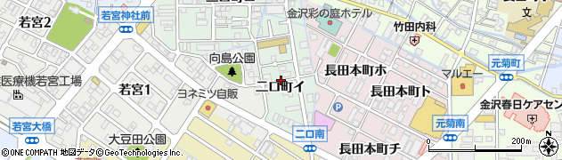 石川県金沢市二口町（イ）周辺の地図