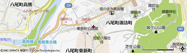 富山県富山市八尾町東新町4049周辺の地図