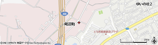 栃木県宇都宮市刈沼町92-2周辺の地図
