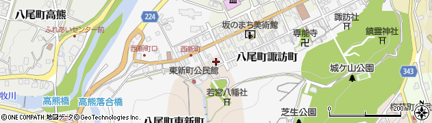 富山県富山市八尾町東新町4057周辺の地図