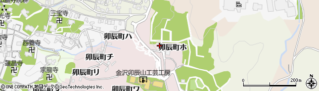 石川県金沢市卯辰町（ホ）周辺の地図