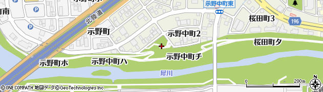示野中青島公園周辺の地図