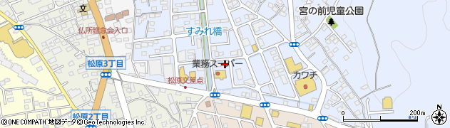 栃木県宇都宮市戸祭町3007周辺の地図