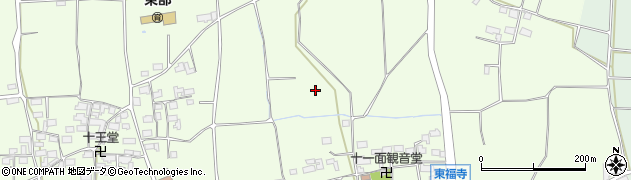 長野県長野市篠ノ井東福寺周辺の地図