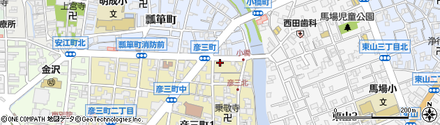 金沢小橋郵便局 ＡＴＭ周辺の地図