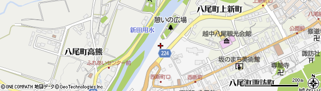 上新町公園周辺の地図