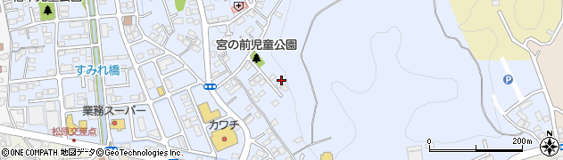 栃木県宇都宮市戸祭町周辺の地図