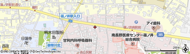 長野県長野市篠ノ井会216周辺の地図