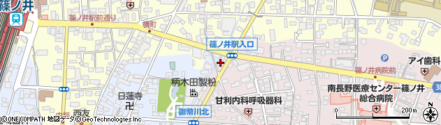 アップル　篠ノ井店周辺の地図