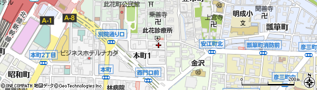 長町鍼灸治療室周辺の地図