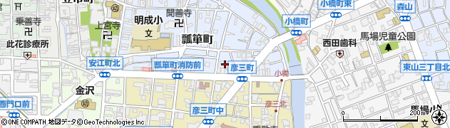 石川県金沢市瓢箪町23周辺の地図