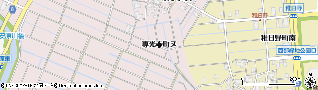 石川県金沢市専光寺町（ヌ）周辺の地図