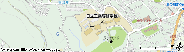 茨城県日立市西成沢町周辺の地図