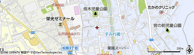 栃木県宇都宮市戸祭町2117周辺の地図