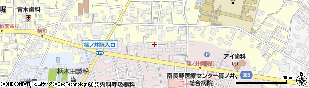 長野県長野市篠ノ井会223周辺の地図
