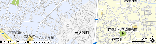 栃木県宇都宮市一ノ沢町周辺の地図