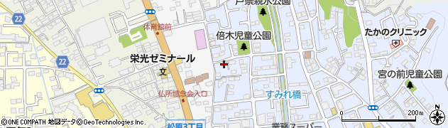 栃木県宇都宮市戸祭町2121周辺の地図
