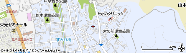 栃木県宇都宮市戸祭町2773周辺の地図