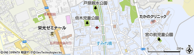 栃木県宇都宮市戸祭町2125周辺の地図