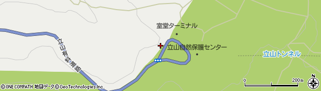 富山県立山町（中新川郡）室堂周辺の地図