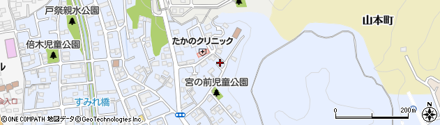 栃木県宇都宮市戸祭町2763周辺の地図
