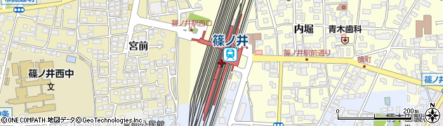 篠ノ井駅周辺の地図