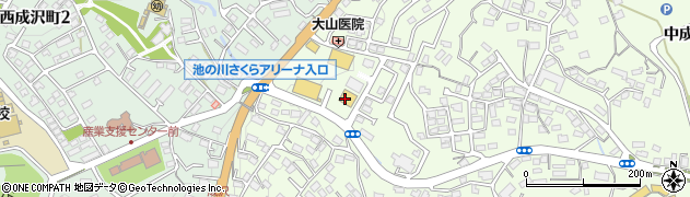 １００円ショップセリア成沢店周辺の地図