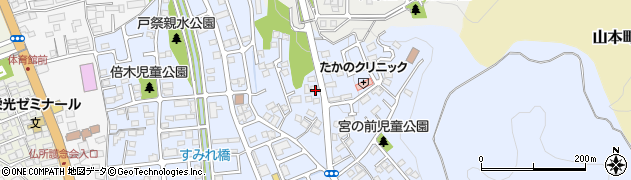 栃木県宇都宮市戸祭町2774周辺の地図