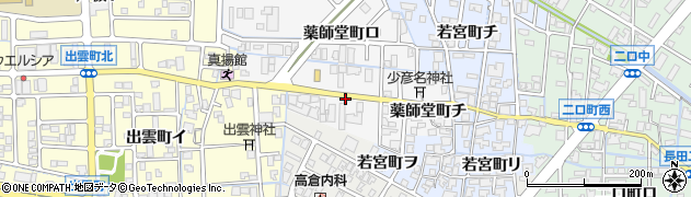 石川県金沢市薬師堂町イ周辺の地図