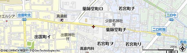 石川県金沢市薬師堂町（イ）周辺の地図