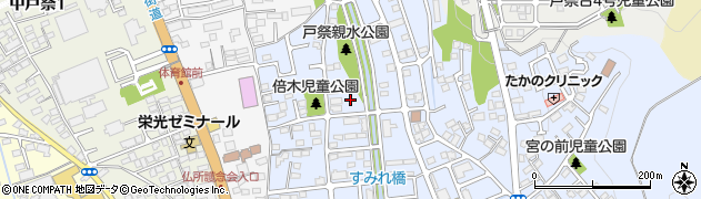 栃木県宇都宮市戸祭町2128周辺の地図