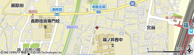 長野県長野市篠ノ井布施五明404周辺の地図