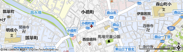 小橋町周辺の地図