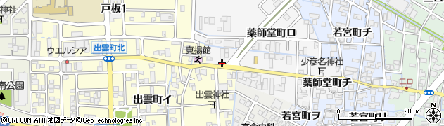 石川県金沢市薬師堂町イ105周辺の地図