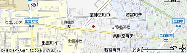 石川県金沢市薬師堂町イ101周辺の地図