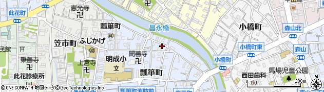 石川県金沢市瓢箪町17周辺の地図