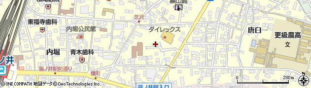 長野県長野市篠ノ井布施高田芝沢周辺の地図