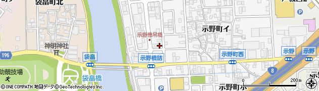 石川県金沢市示野町西60周辺の地図