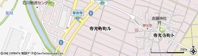 石川県金沢市専光寺町（ル）周辺の地図