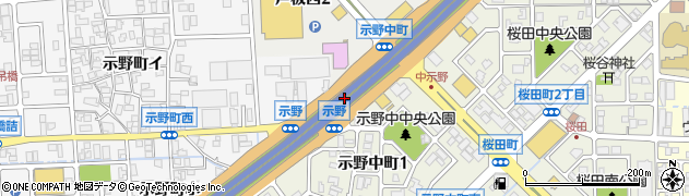 石川県金沢市示野中町（ロ）周辺の地図