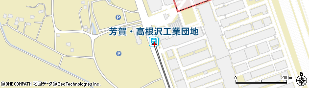 栃木県芳賀郡芳賀町周辺の地図