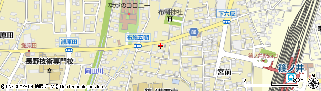 長野県長野市篠ノ井布施五明230周辺の地図