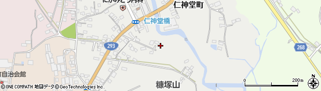 栃木県鹿沼市仁神堂町周辺の地図