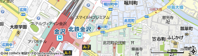 名門会・家庭教師センター　金沢駅前校周辺の地図