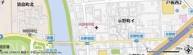 石川県金沢市示野町ト439周辺の地図