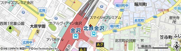 石川県金沢市木の新保（７番丁）周辺の地図