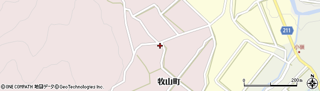 石川県金沢市牧山町（ニ）周辺の地図