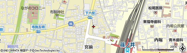 長野県長野市篠ノ井布施五明294周辺の地図
