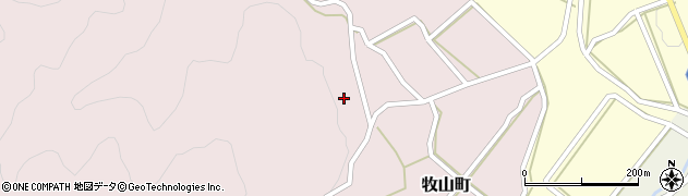 石川県金沢市牧山町（チ）周辺の地図